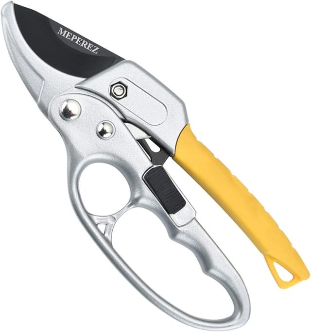 Product image of Germany Pruning Shears, Arthritis Weak Hand Snips, Work 3 Times Easier, 1-Inch Cut Capacity Garden Clippers, Ergonomic handle, Rust resistant, high strength steel, Sharp