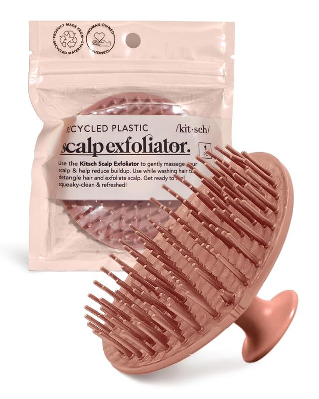 Product image of Kitsch Scalp Massager for Hair Care - Scalp Scrubber, Shampoo Brush & Exfoliator for All Hair Types - Relaxing & Exfoliating - Terracotta