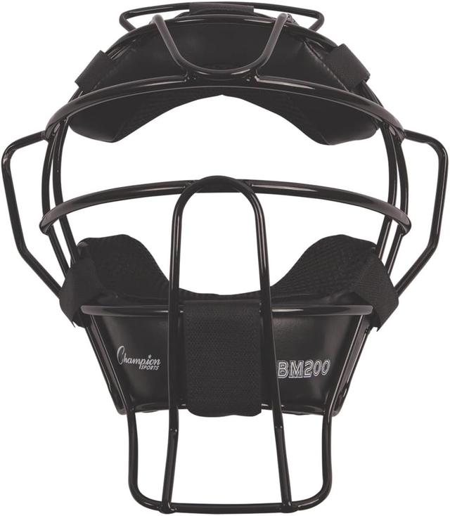 Product image of Champion Sports Lightweight Umpire Face Mask, Black