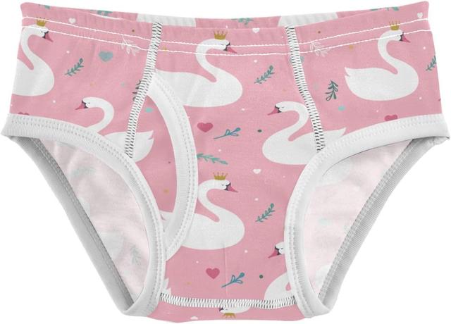 Product image of Boccsty Swan Lake Pink Baby Boys' Underwear Toddler Cotton Briefs Underwear 2T