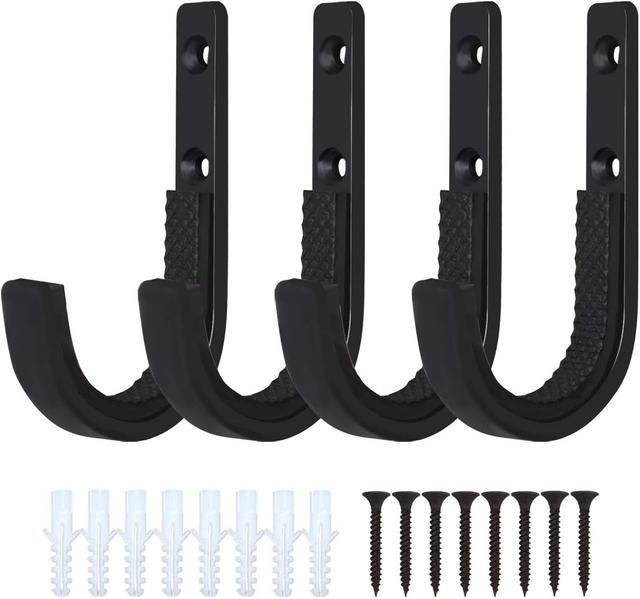 Product image of Mind and Action Horizontal Metal Gun Rack and Shotgun Hooks Rifle Hangers Store Rifle Shotgun and Bow, Wall Mount Storage