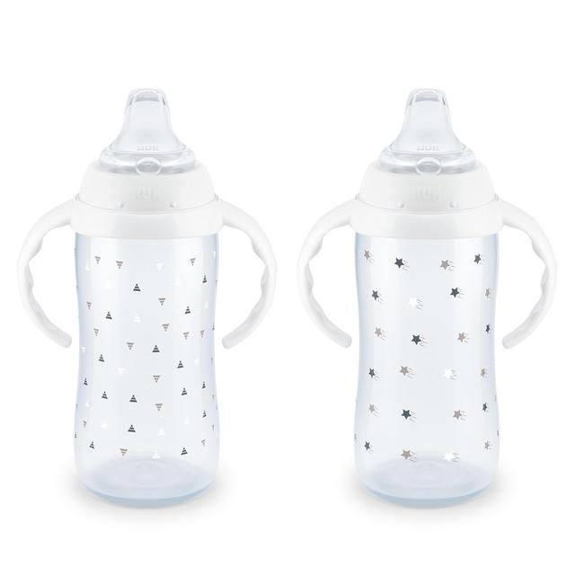Product image of NUK Learner Cup 6+ Months Timeless Collection Amazon Exclusive 10 Oz – BPA Free Spill Proof Sippy Cup 2 Count (Pack of 1)