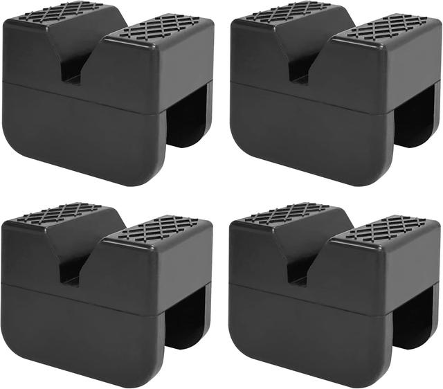 Product image of TONDA Jack Stand Pads, Universal Rubber Jack Pad Adapter, Rail Pinch welds Protector, 4 Pack