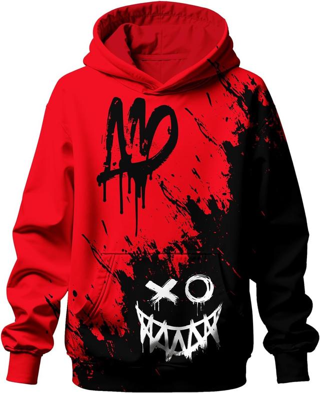Product image of wangstar Graphic Hoodies for Boys Sweatshirts Baseball Gifts for Teen Boys Fashion Hoodies Size 14-16 Cool Football Stuff