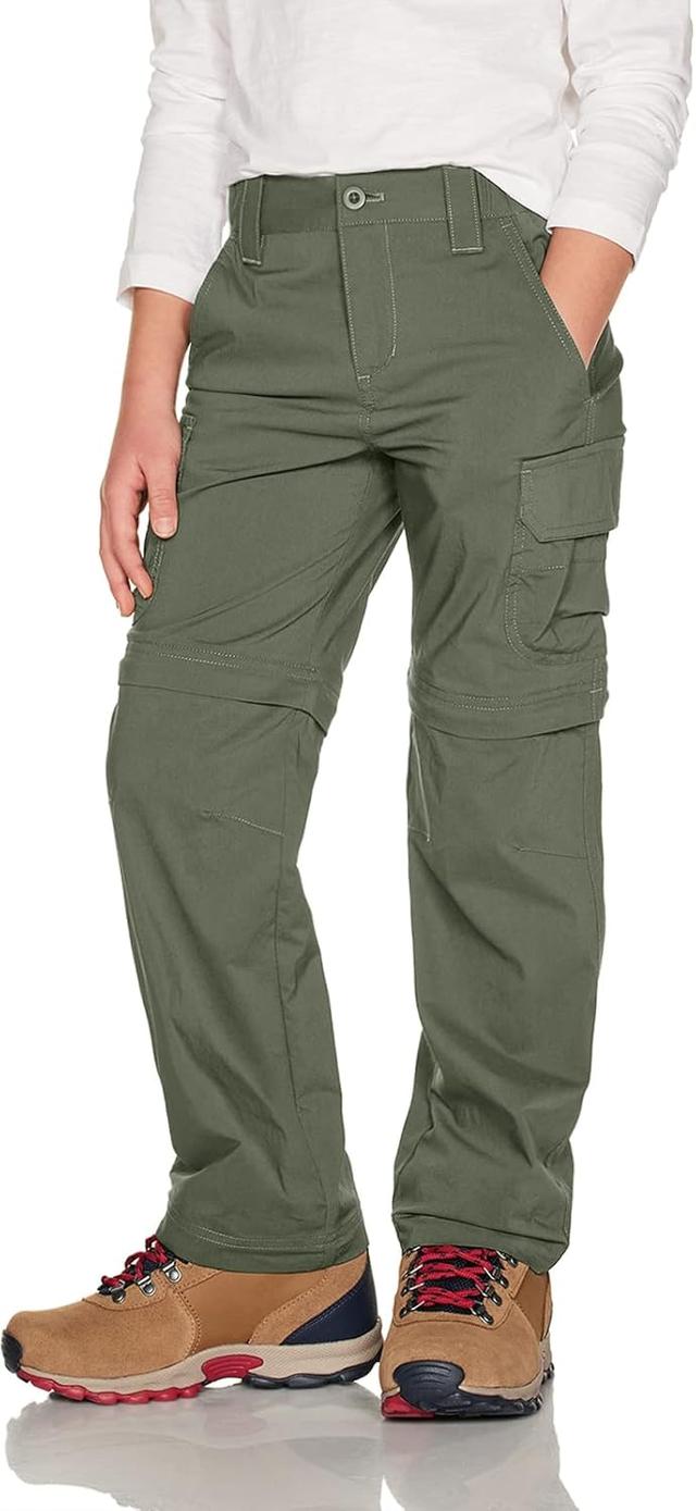 Product image of CQR Kids Youth Hiking Cargo Pants, UPF 50+ Quick Dry Convertible Zip Off Pants, Outdoor Camping Pants