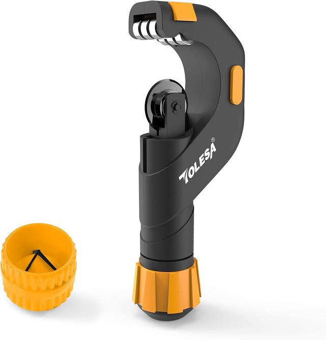 Product image of TOLESA Pipe Cutter Tool 3/16-2 Inch(5-50mm) Heavy Duty Metal Pipe Cutter With Deburring Tool Pipe Reamer Sharp Copper Tube Cutter Speed Cutting Tubing Cutter For Stainless Steel Aluminum Brass Pipe