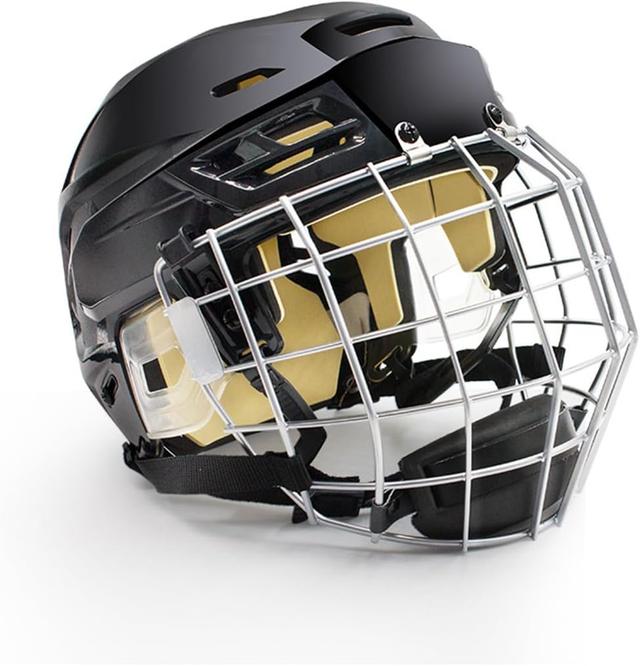 Product image of Ice Hockey Helmet Breathable Hockey Helmet with Cage for Youth Adult