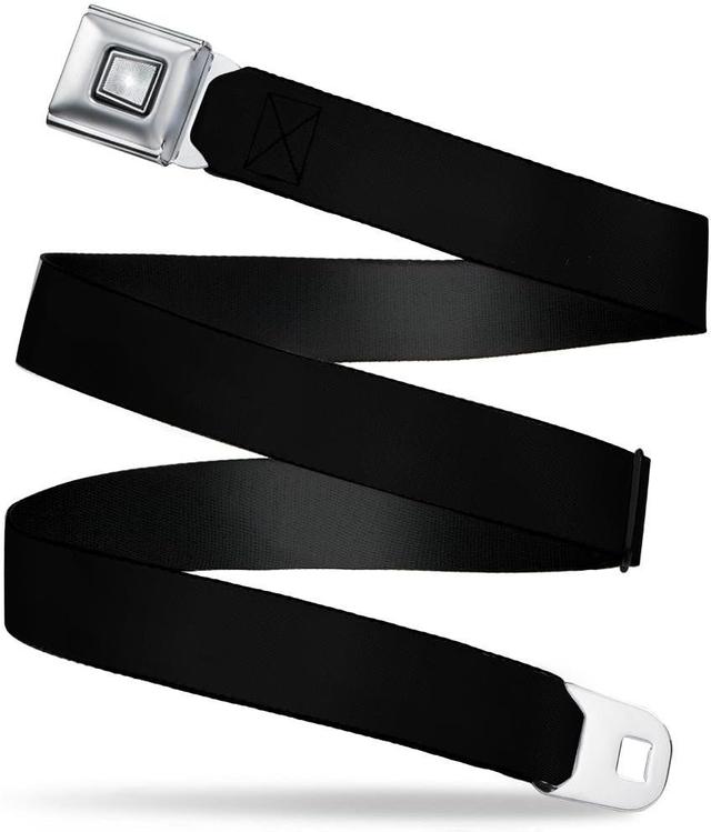 Product image of Buckle-Down unisex adult Buckle-down Seatbelt Starburst Black Regular Belt, Black, 1.5 Wide - Fits Pant Size 24-38 US