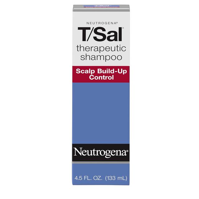 Product image of Neutrogena T/Sal Therapeutic Scalp Shampoo for Scalp Build-Up Control with 3% Salicylic Acid, Scalp Treatment for Dandruff, Scalp Psoriasis & Seborrheic Dermatitis Relief, 4.5 fl. oz