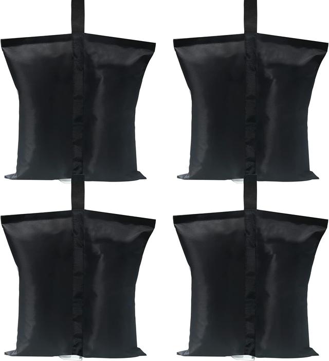 Product image of ABCCANOPY Canopy Weights 120 LBS Gazebo Tent Sand Bags,4pcs-Pack (Black)