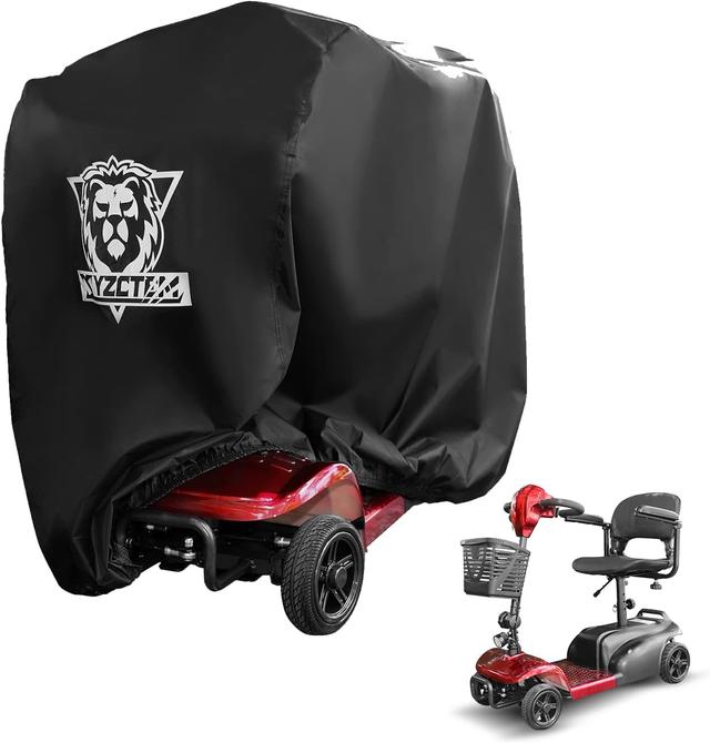Product image of XYZCTEM 600D Waterproof Scooter Cover Black Power Assisted Mobility Scooter Cover (48 inch Length)