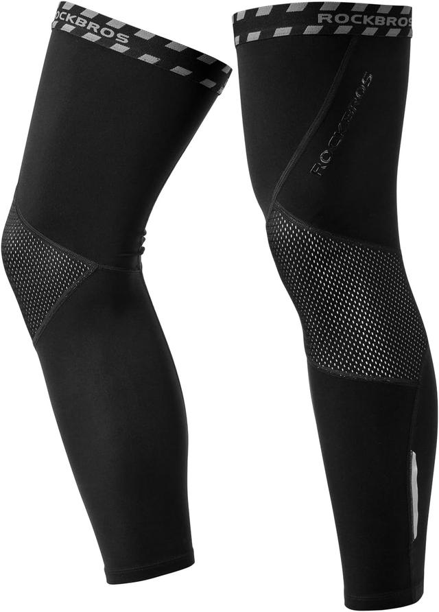 Product image of ROCKBROS Cycling Leg Warmers Thermal Long Leg Sleeves for Men Women Legwarmer