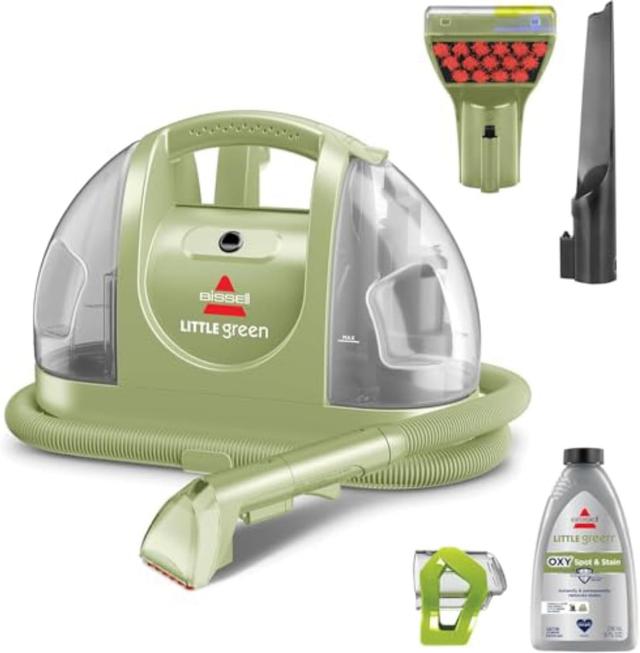 Product image of BISSELL Little Green Multi-Purpose Portable Carpet and Upholstery Cleaner, Car and Auto Detailer, with Exclusive Specialty Tools, Green, 1400B