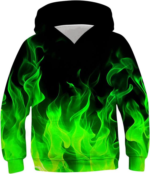 Product image of TUONROAD Boys Girls Hoodies 3D Printed Cool Hooded Lightweight 6-16T Hooded Pullover Sweatshirt for Kids