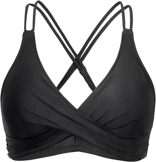 Product image of Holipick Women's Twist Front Bikini Tops - Push Up Bathing Suit Top Padded Swimsuit Top