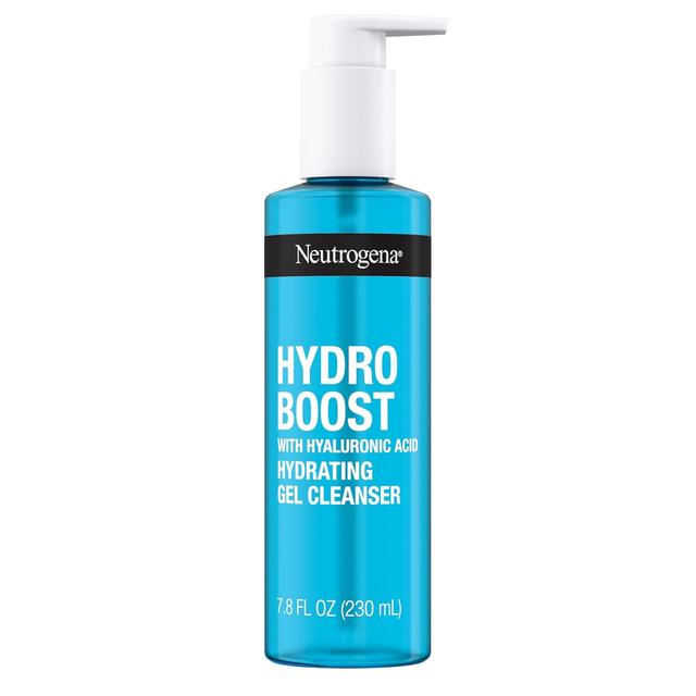 Product image of Neutrogena Hydro Boost Facial Cleansing Gel, Hydrating Gentle Face Cleanser and Makeup Remover with Hyaluronic Acid, Hypoallergenic Formula, 7.8 FL OZ