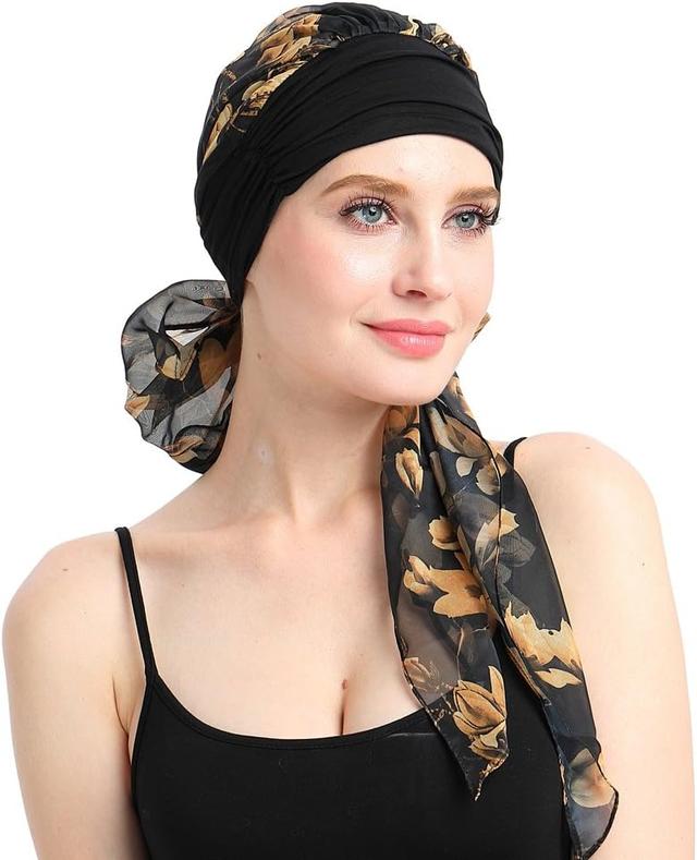 Product image of Chemo Headwear Turbans for Women Long Hair Head Scarf Headwraps Cancer Hats