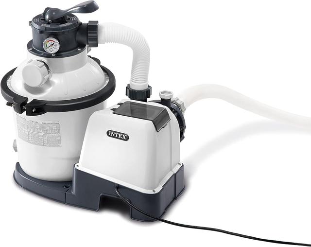 Product image of INTEX SX1500 Krystal Clear Sand Filter Pump for Above Ground Pools: 1500 GPH Pump Flow Rate – Improved Circulation and Filtration – Easy Installation