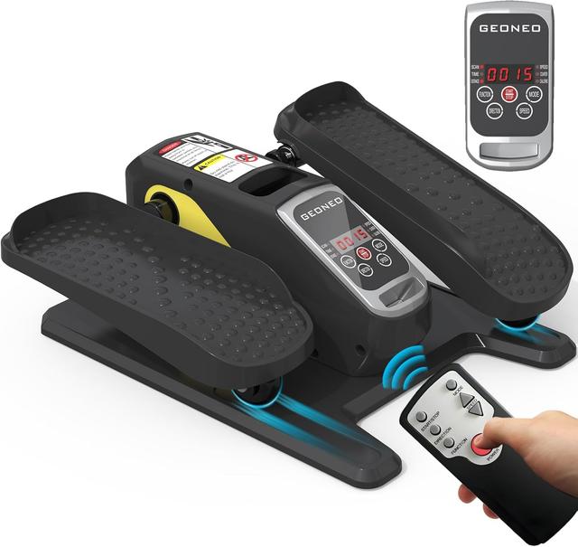 Product image of Under Desk Elliptical Machine, Electric Ellipse Leg Exerciser for Senior, Quiet and Compact Electric Seated Pedal Exerciser for Home with Display Monitor, Remote Control and 12 Adjustable Speeds