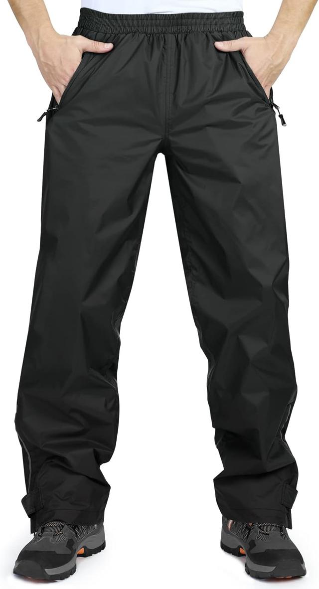 Product image of 33,000ft Men's Rain Pants, Waterproof Rain Over Pants, Windproof Outdoor Pants for Hiking, Fishing