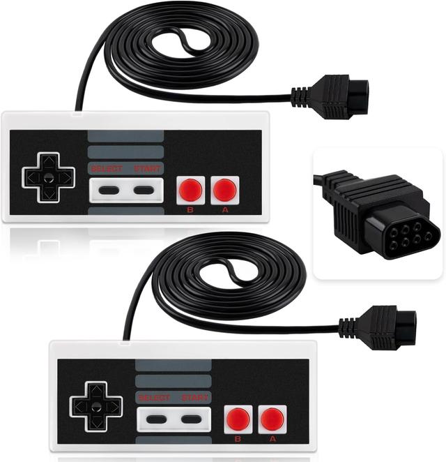 Product image of NC Classic NES Controllers for NES 8 Bit Entertainment System Console Control Pad(2PCS)