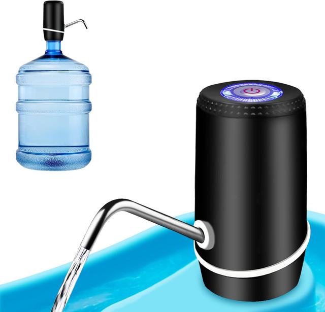 Product image of Water Dispenser for 5 Gallon Bottle, Electric Water Pump for 5 Gallon Jug with Switch and USB Charging, Portable Automatic Water Jug Dispenser for Camping, Travel, Home, Kitchen, Office