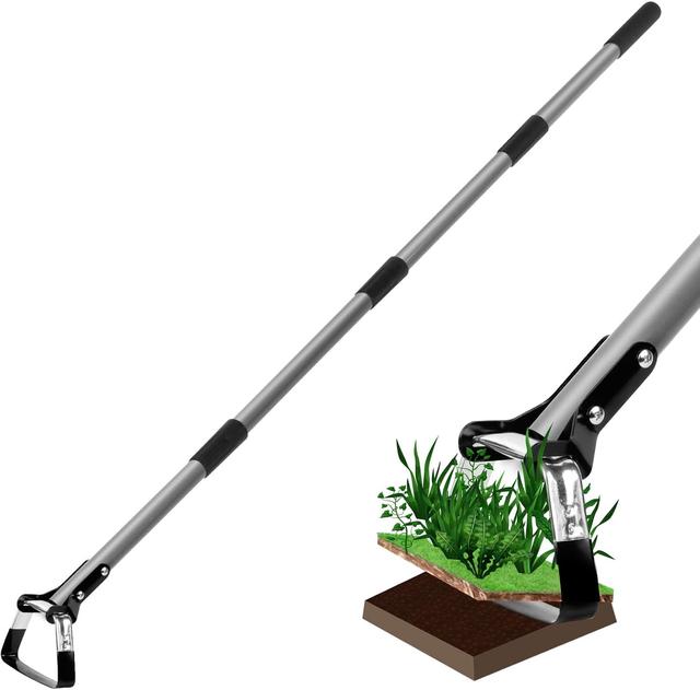 Product image of Walensee Action Hoe for Weeding Stirrup Hoe Tools for Garden Hula-Ho with Adjustable 36-66 Inch Scuffle Loop Hoe Gardening Weeder Cultivator Durable Handle Weeding Rake with Cushioned Grip