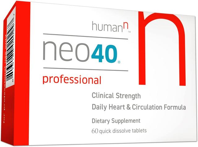 Product image of HumanN Neo40 Professional - Daily Heart & Circulation Support - Methylfolate, Beet Root Powder, Hawthorn Berry, L-citrulline - 60 Dissolvable Tablets