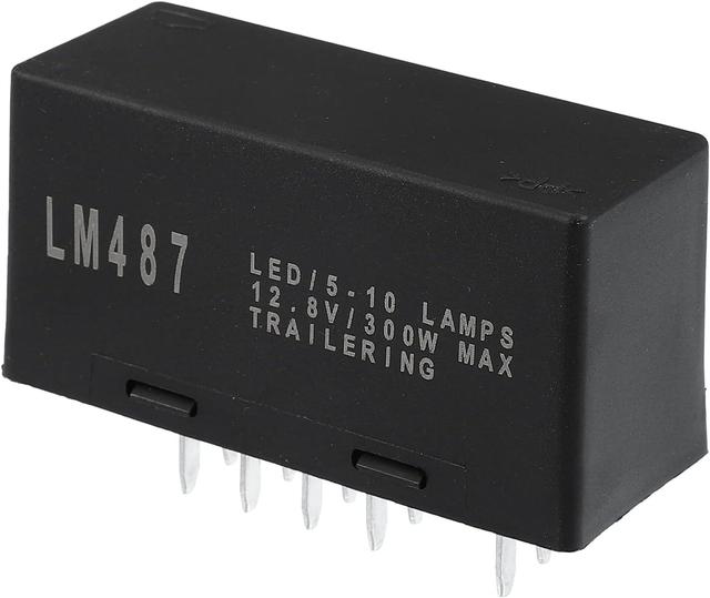 Product image of X AUTOHAUX LM487 10 Pins Led Flasher Relay for Cadillac Escalade for GMC Sierra Yukon for Chevrolet Avalanche Silverado Suburban Tahoe for Hummer H2 Replace 10383321 15764135