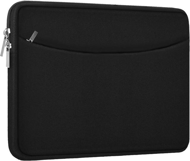 Product image of Laptop Sleeve Case 14 inch, Shockproof Protective Laptop Cover Briefcase Carrying Computer Bag with Accessory Pocket Portable Computer Sleeve for 14" MacBook, HP, Dell, Lenovo, Acer, Black