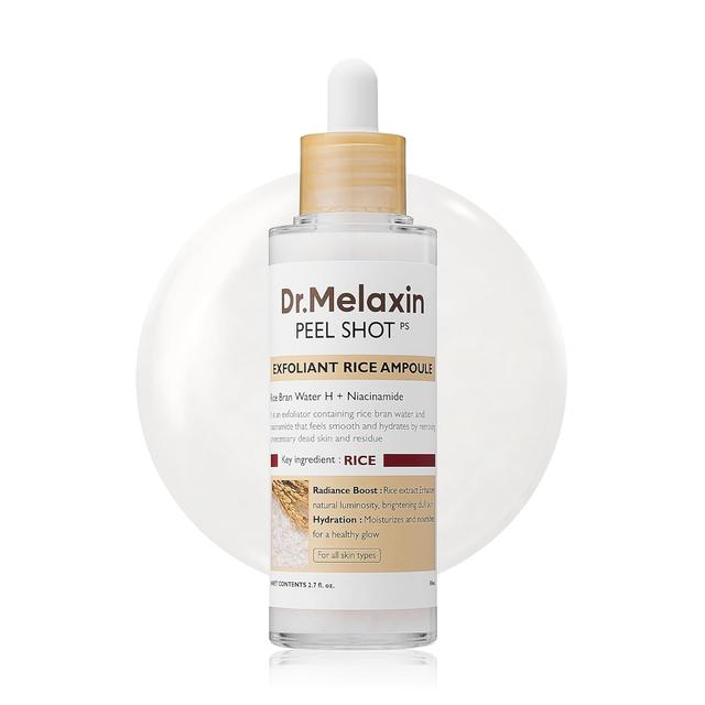 Product image of Peel Shot Glow White Rice Peeling Ampoule, Soft Exfoliating Face and Body Scrub Dead Skin Cells Remover for All Skin Types korean skin care 80ml