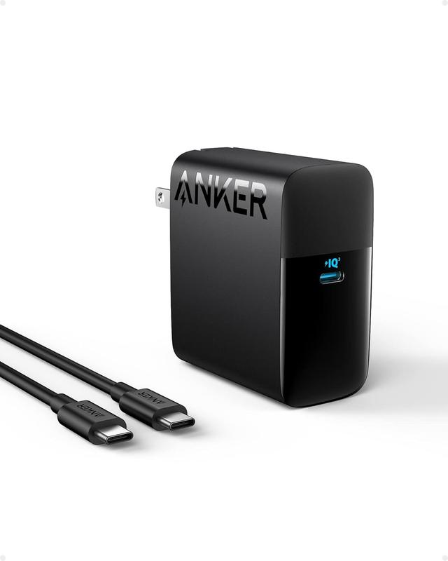 Product image of Anker MacBook Charger, Compact and Foldable 100W USB C Charger for MacBook Air, Samsung Galaxy, iPad Pro, and More, 5FT USB C Cable Included