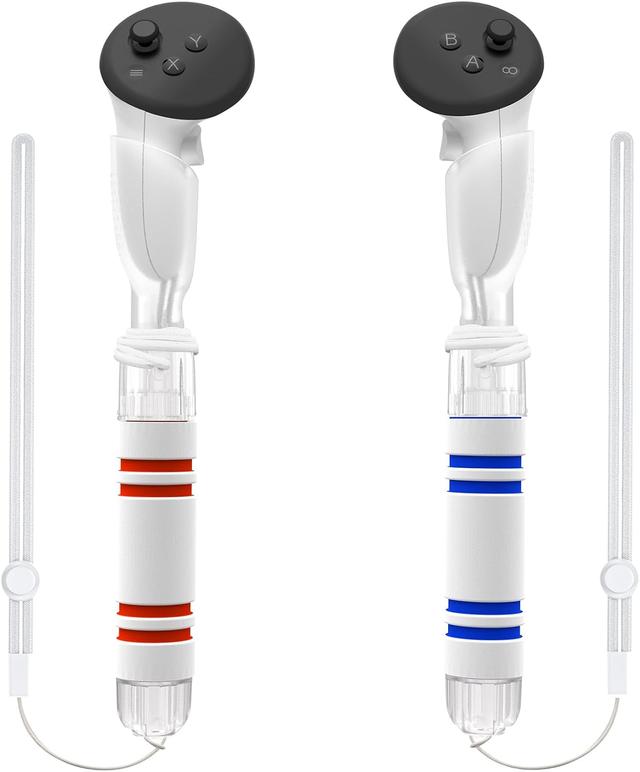 Product image of YOGES Gorilla Tag Long Arms Compatible with Meta Quest 3S/ Quest 3/ Oculus Quest 2/ Quest Pro/Rift S Controller, Beat Saber Handle Attachments VR Sticks Dual Extensions Grips for Playing VR Games