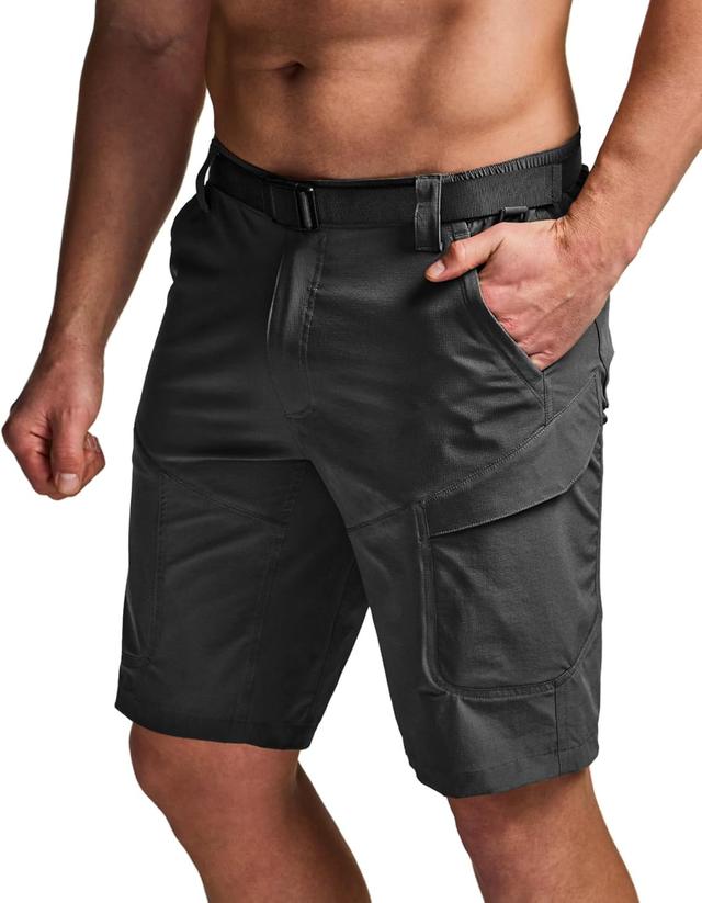 Product image of CQR Men’s Quick-Dry Stretch Hiking Cargo Shorts – Lightweight Water-Resistant Tactical Casual, Golf & Outdoor with Pockets