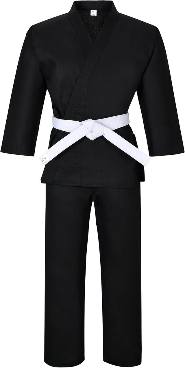 Product image of MACS Karate gi Martial Arts Elastic Drawstring Karate Uniform For Kids & Adult Lightweight Student Gi with Free Belt