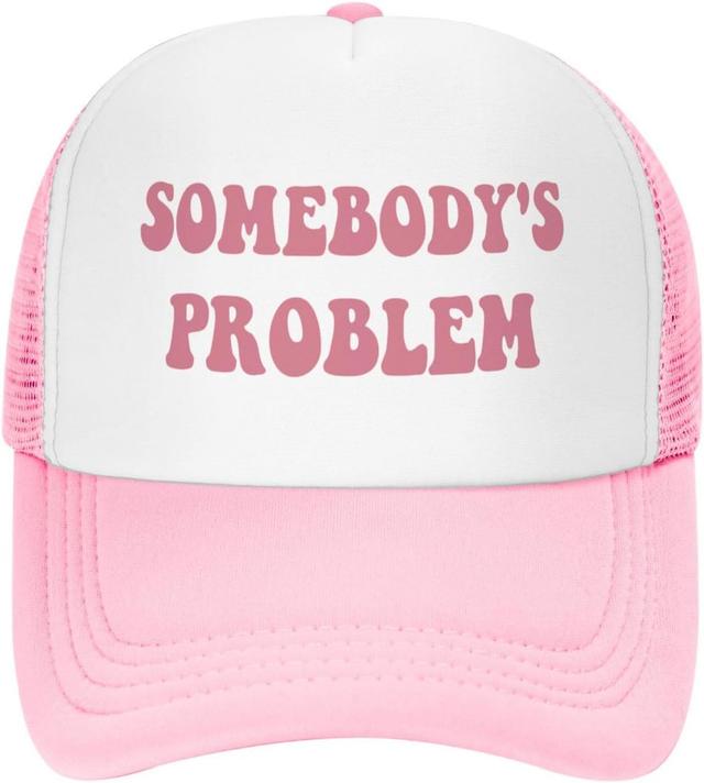 Product image of You Find It Offensive? I Find It Funny Trucker Hats for Women Pink Men Funny Slogan Pink Hats for Men