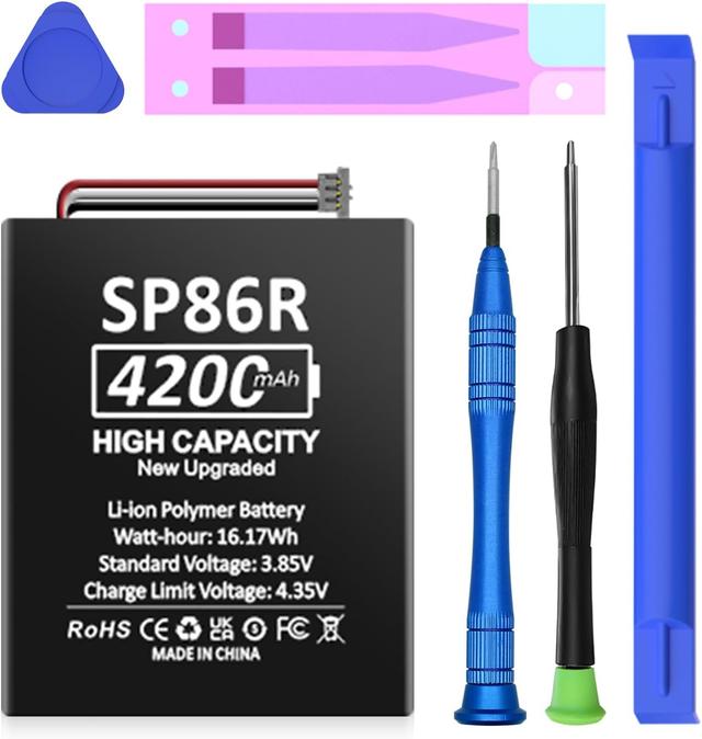 Product image of Ps Vita 2000 Battery, 4200mAh High Capacity Rechargeable Lithium-ion Battery for Sony PS Vita 2007, PCH-2007, PCH-2000, PSV2000 SP86R with Repair Tool Kit