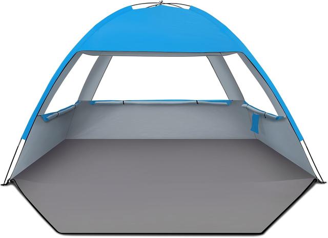 Product image of Venustas Beach Tent Sun Shelter for 3-10 Person, UPF 50+ UV Protection Canopy, Lightweight and Easy Setup Cabana, Portable Beach Shade