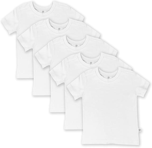Product image of HonestBaby unisex-baby 5-pack Short Sleeve T-shirts 100% Organic Cotton