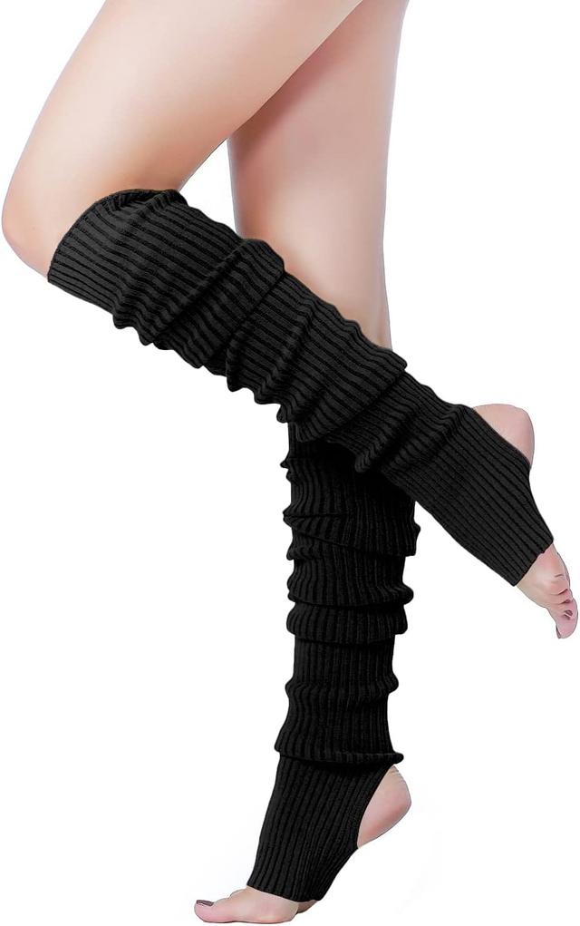 Product image of v28 Long Leg Warmer, Women’s Men 80s Party Ribbed Knit Dance Sports