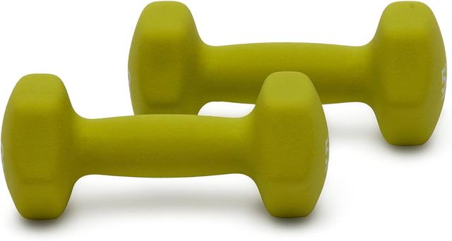 Product image of Amazon Basics Neoprene Dumbbell Hand Weights for Exercise and Muscle Toning