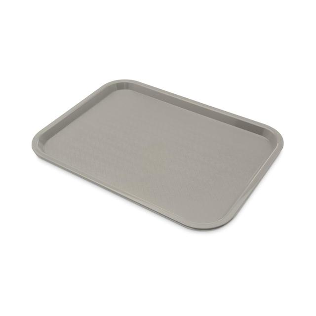 Product image of Carlisle FoodService Products CT121623 Café Standard Cafeteria / Fast Food Tray, 12" x 16", Gray