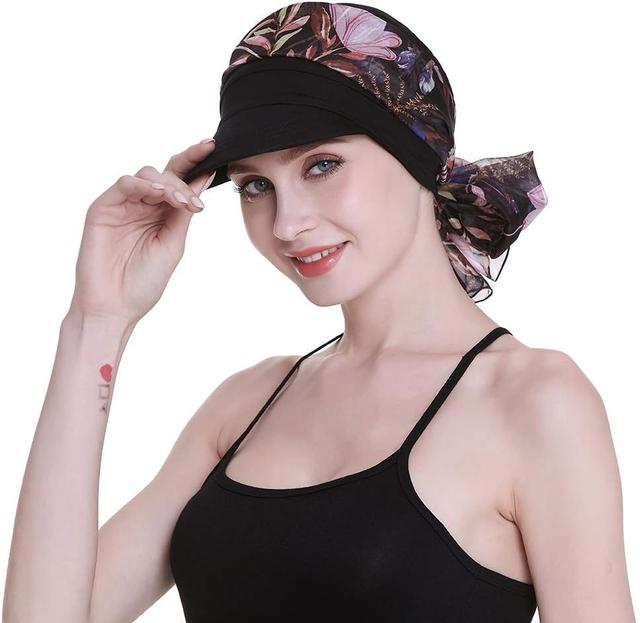 Product image of Newsboy Cap for Women Chemo Headwear with Scarfs Hair Loss Available All Year