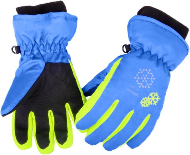Product image of Azarxis Kids Children Ski Gloves Winter Snow Gloves Waterproof Winter Warm Gloves for Snowboarding, Sledding