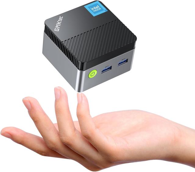 Product image of GMKtec Mini PC N97 Preinstalled Windows 11 Pro, G5 Micro Desktop Computer, 12th Gen Intel Alder Lake N97 (up to 3.60GHz) 12GB DDR5 256GB Hard Drive for Business, School, Office