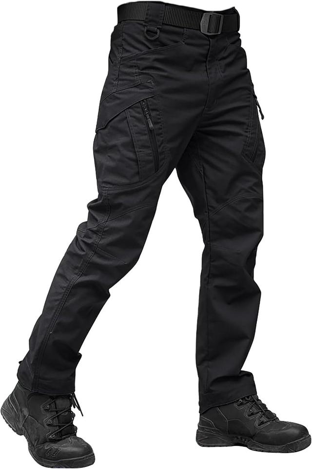 Product image of TACVASEN Men's Tactical Pants 9 Pockets Cargo Hiking Pants Lightweight Work Pants for Men Construction Water Resistant