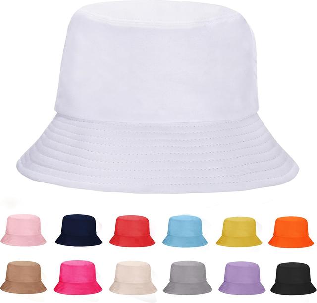 Product image of Rosoz 1 & 2 Pack Bucket Hat for Women Men Summer Travel Beach Sun Hat Outdoor Cap Unisex Bucket Hats