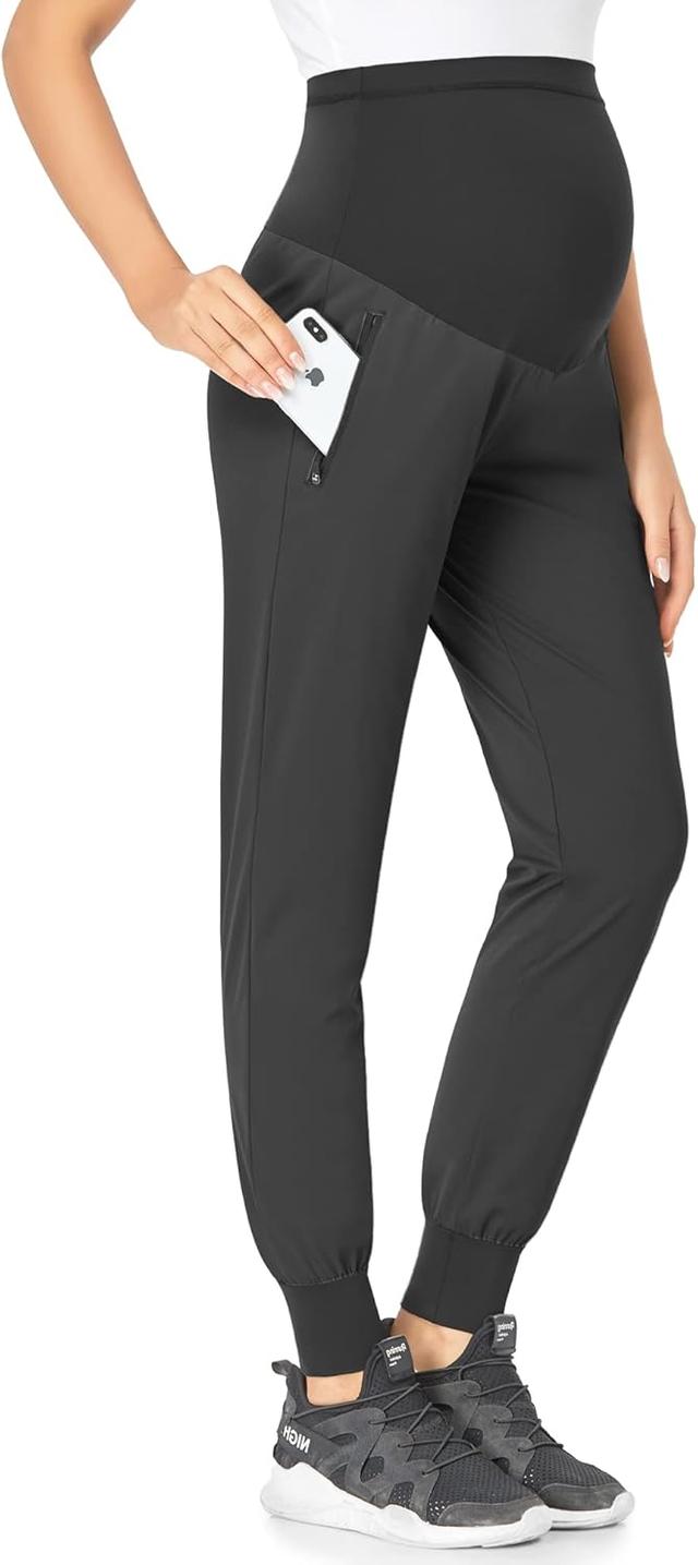 Product image of POSHGLAM Women's Maternity Joggers Casual Scrub Pants Quick-Dry Lightweight Active Pants