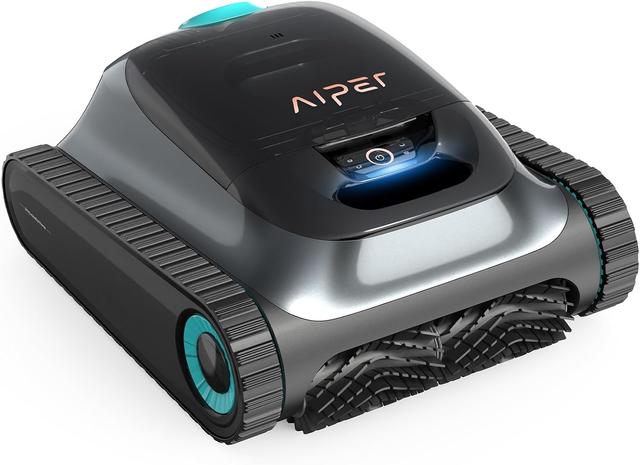 Product image of AIPER Scuba S1 Cordless Robotic Cleaner, Smart Navigation for Inground Pools up to 1,600 Sq.ft, Wall and Waterline Cleaning Vacuum