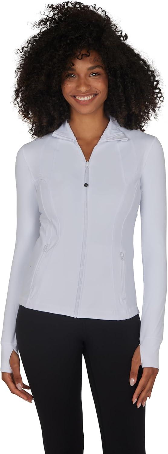 Product image of 90 Degree By Reflex Women’s Lightweight, Full Zip Running Track Jacket